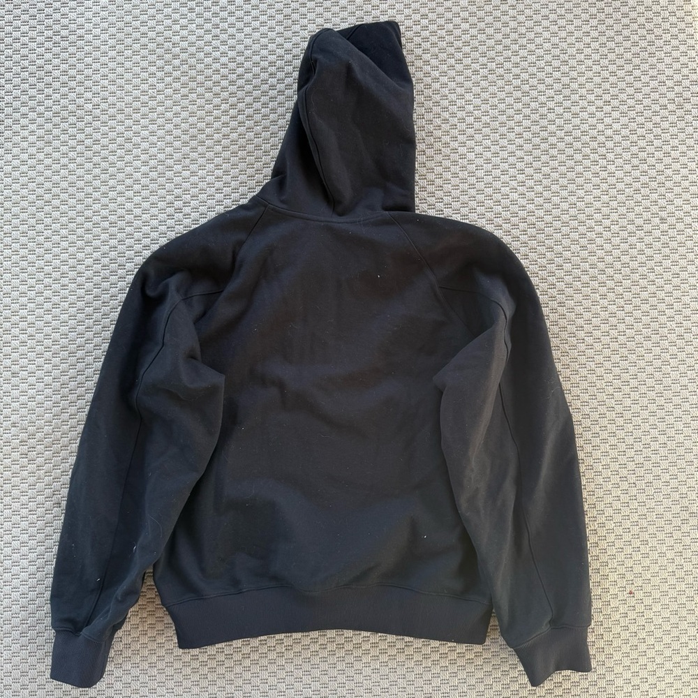Solid Homme black quarter zip hooded hoodie sweater - Picture 5 of 5